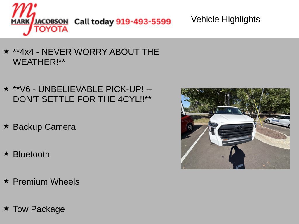 Used 2023 Toyota Tundra SR5 w/ SR5 Convenience Package AWD/4WD image 5