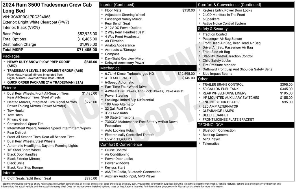 Used 2024 RAM 3500 Tradesman image 37