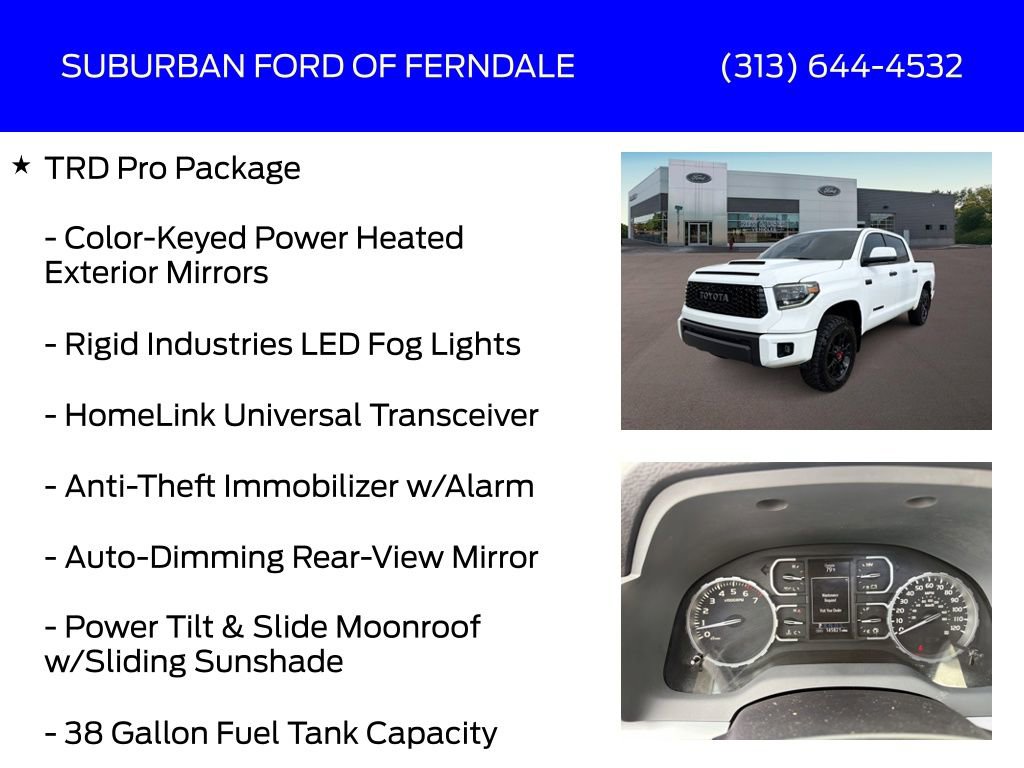 Used 2019 Toyota Tundra TRD Pro AWD/4WD image 9