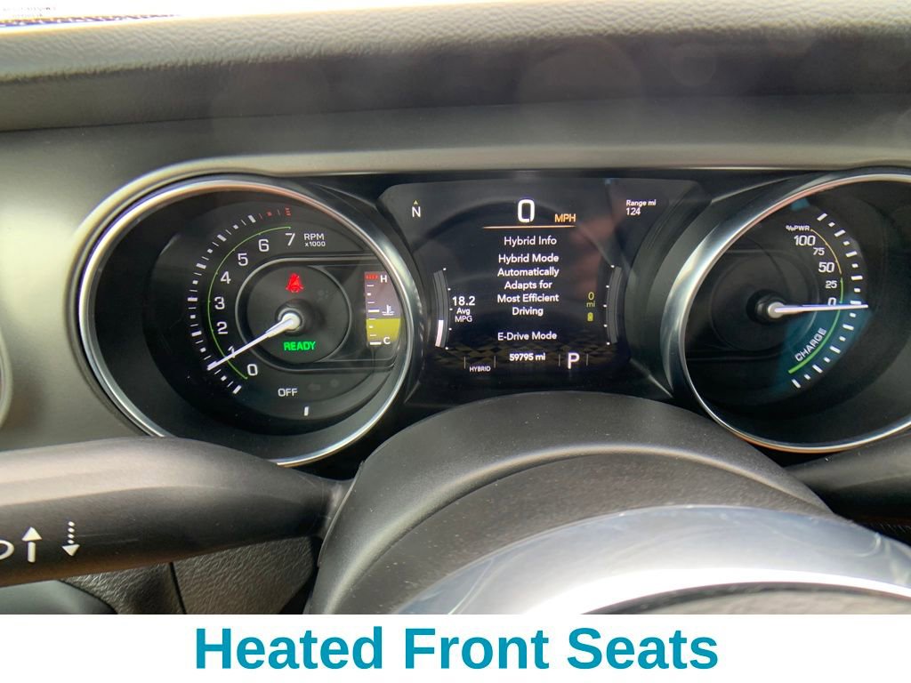 Used 2023 Jeep Wrangler Unlimited Rubicon 4xe w/ Cold Weather Group image 18