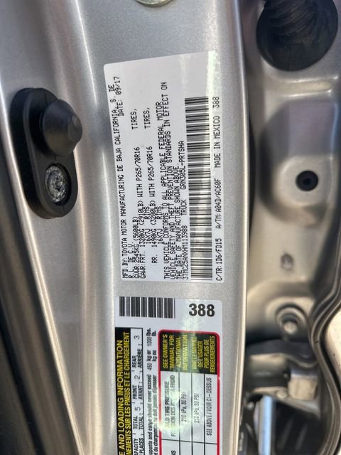 Used 2017 Toyota Tacoma TRD Off-Road w/ Tow Package (A/T) image 39