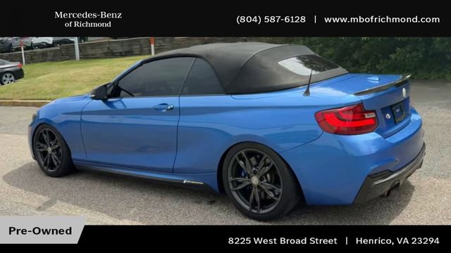 Used 2017 BMW M240i Convertible w/ Driving Assistance Package RWD image 8