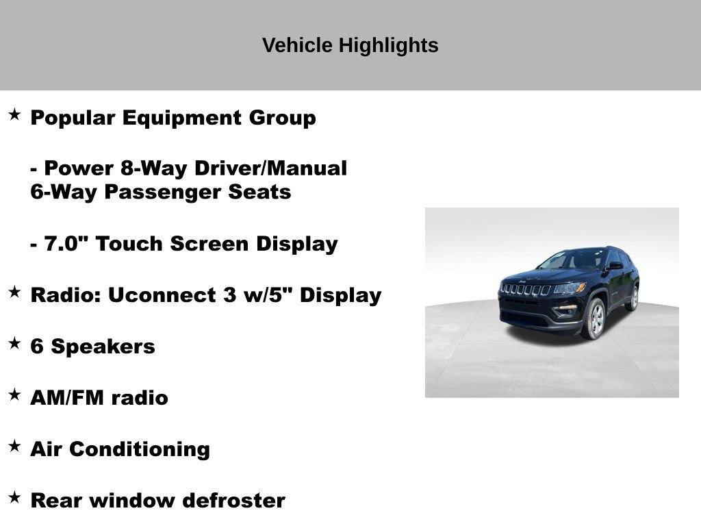 Used 2018 Jeep Compass Latitude w/ Popular Equipment Group image 27