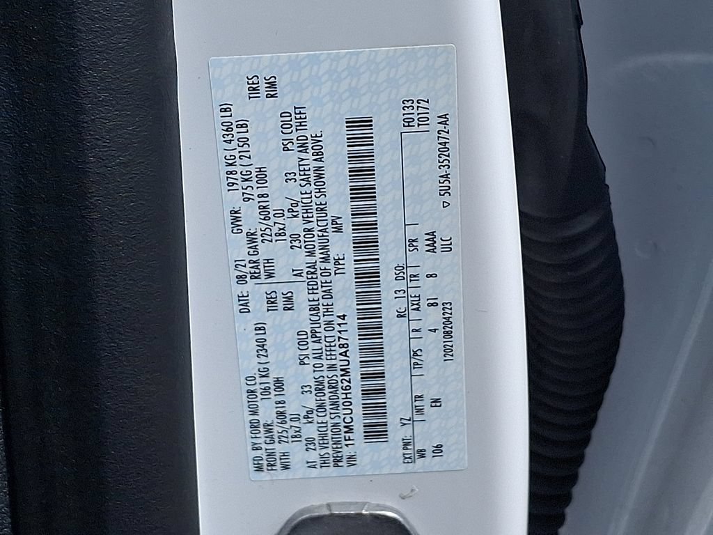 Used 2021 Ford Escape SEL FWD image 27