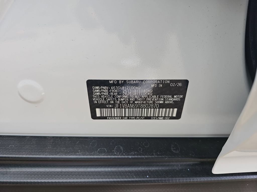 New 2026 Subaru WRX Limited AWD/4WD image 37