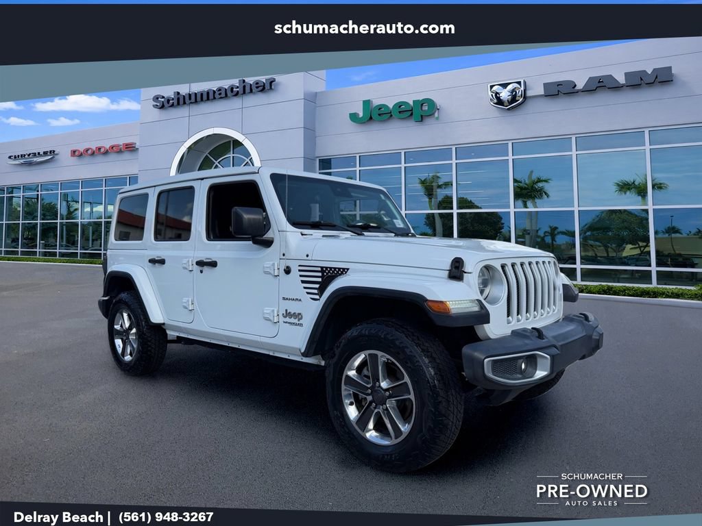 Used 2019 Jeep Wrangler Unlimited Sahara AWD/4WD image 1
