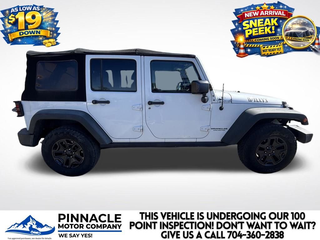 Used 2016 Jeep Wrangler Unlimited Willys image 2