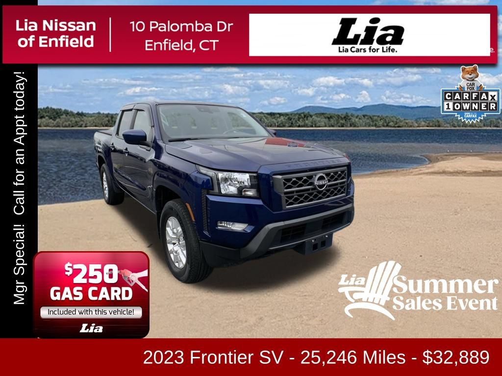 Certified 2023 Nissan Frontier SV w/ SV Convenience Package AWD/4WD 360° Tour