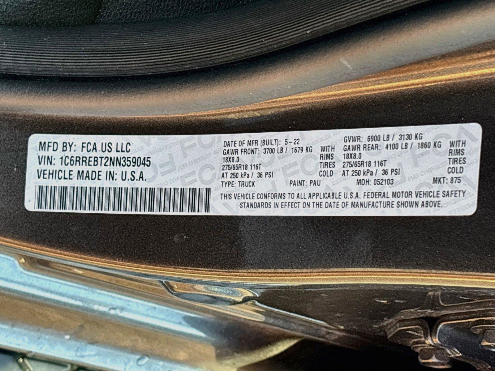 Used 2022 RAM 1500 Big Horn RWD image 32