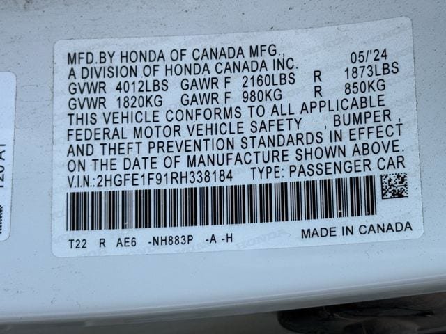Used 2024 Honda Civic Touring image 30