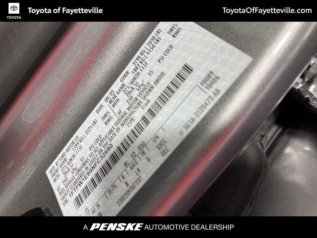 Used 2022 Ford F150 Platinum w/ Equipment Group 701A High image 38