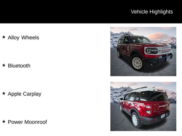 New 2025 Ford Bronco Sport Heritage w/ Convenience Package image 31