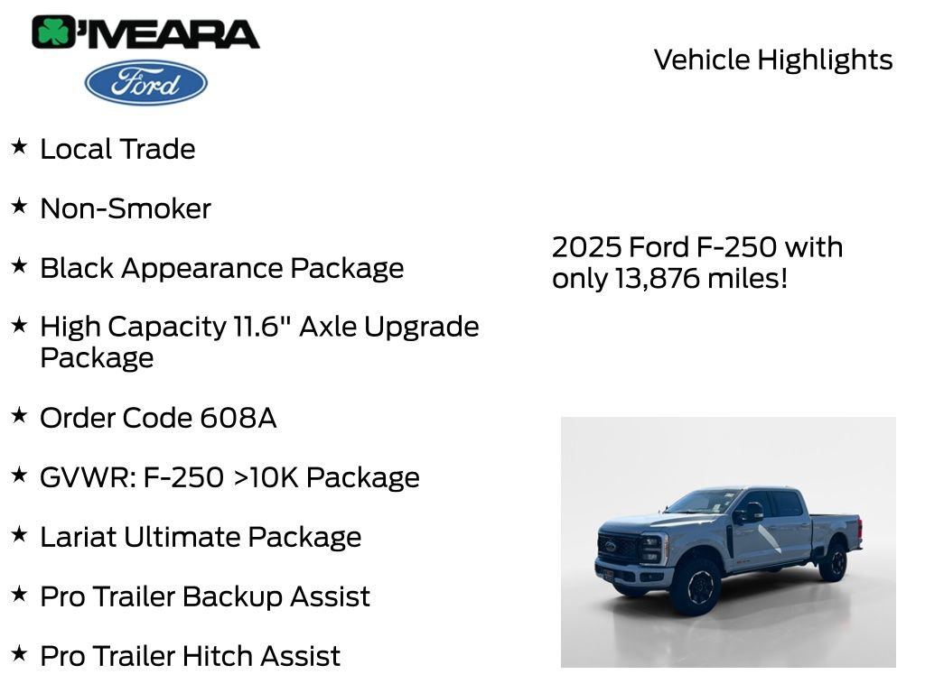 Used 2025 Ford F250 Lariat w/ Lariat Ultimate Package AWD/4WD image 8