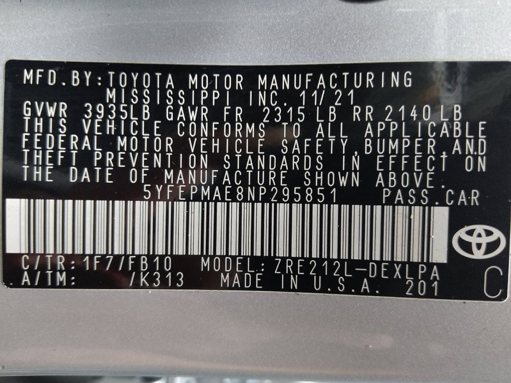 Used 2022 Toyota Corolla LE FWD image 33