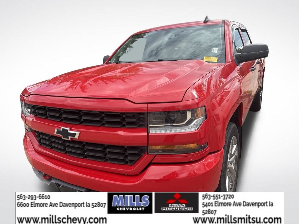 Used 2018 Chevrolet Silverado 1500 Custom w/ Custom Value Package AWD/4WD image 2