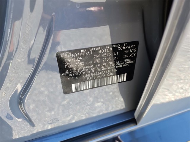 New 2025 Hyundai Sonata Limited image 27