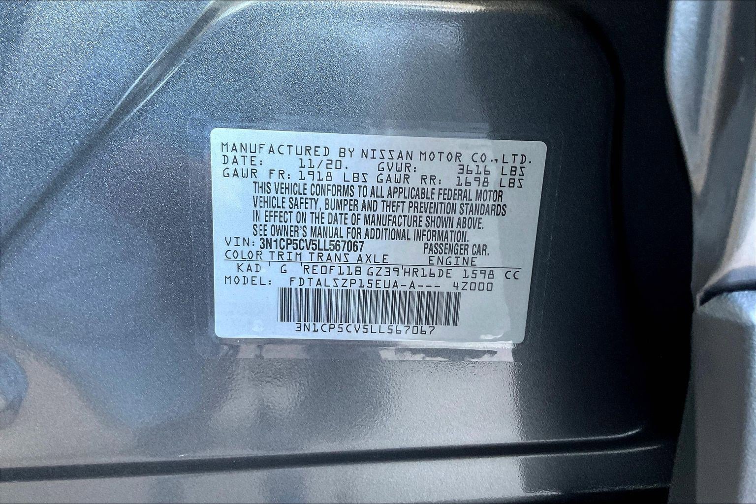 Used 2020 Nissan Kicks SV image 18