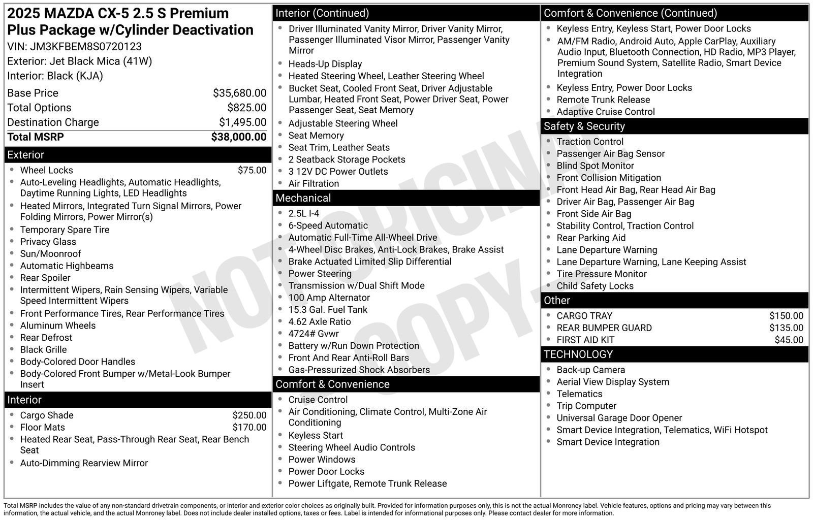 Used 2025 MAZDA CX-5 AWD 2.5 S w/ Premium Plus Pkg image 34
