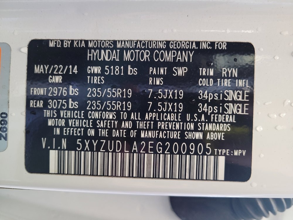 Used 2014 Hyundai Santa Fe Sport 2.0T w/ Navigation Package 06 AWD/4WD image 33