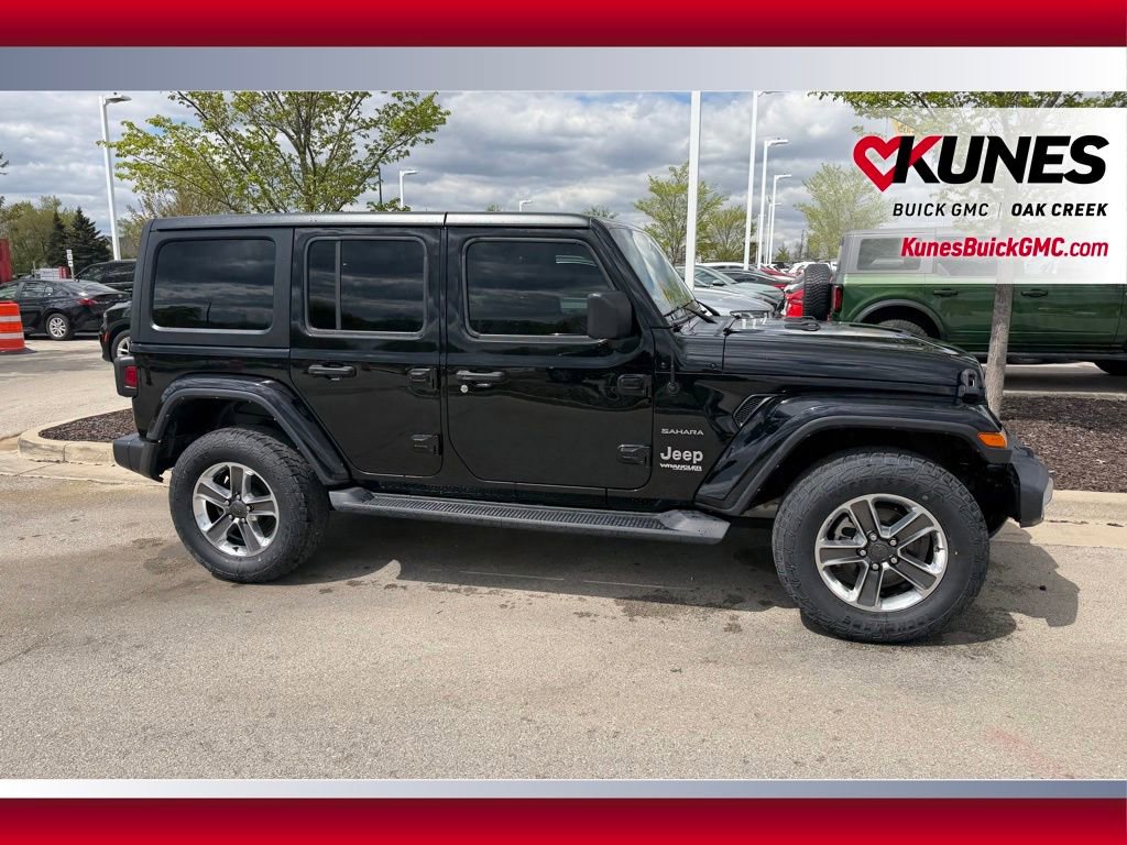 Used 2021 Jeep Wrangler Unlimited Sahara w/ Uconnect 4C Nav & Sound Group AWD/4WD image 4