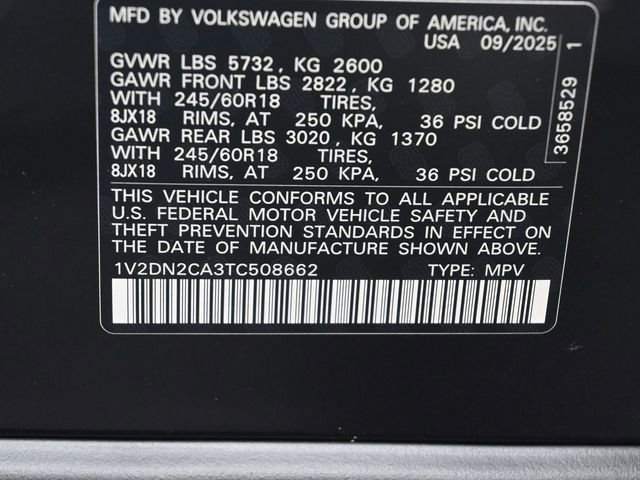 New 2026 Volkswagen Atlas SE image 18