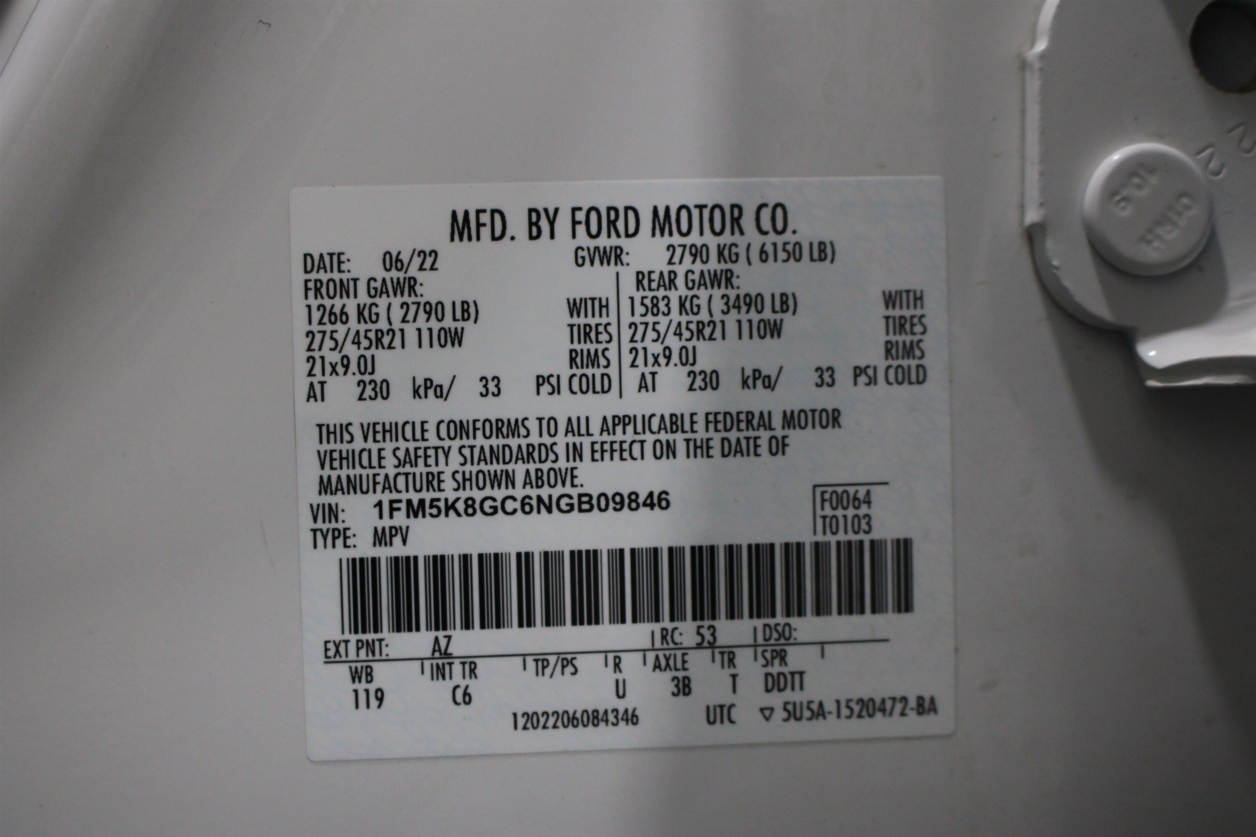 Used 2022 Ford Explorer ST w/ Equipment Group 401A AWD/4WD image 41