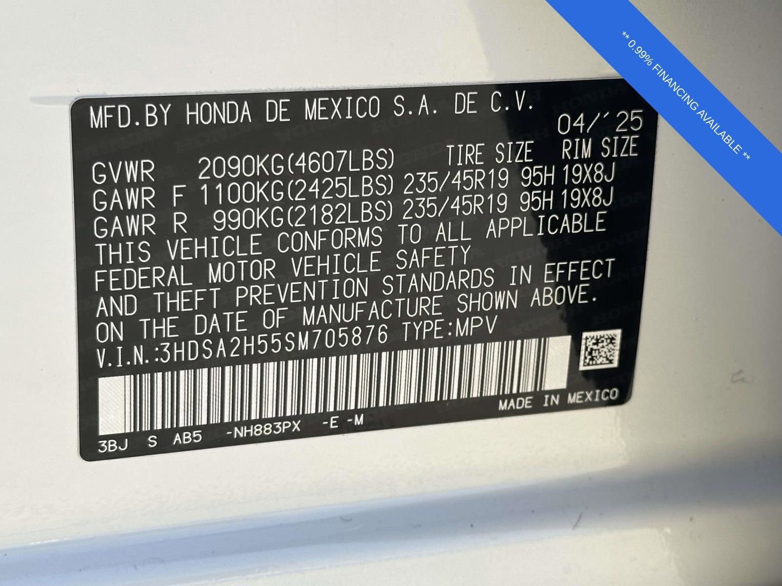 Certified 2025 Acura ADX A-Spec image 25