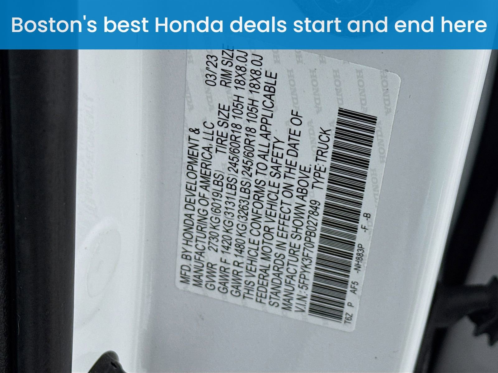 Used 2023 Honda Ridgeline RTL-E image 24