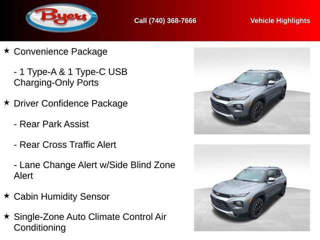 Used 2023 Chevrolet TrailBlazer LT w/ Convenience Package image 12