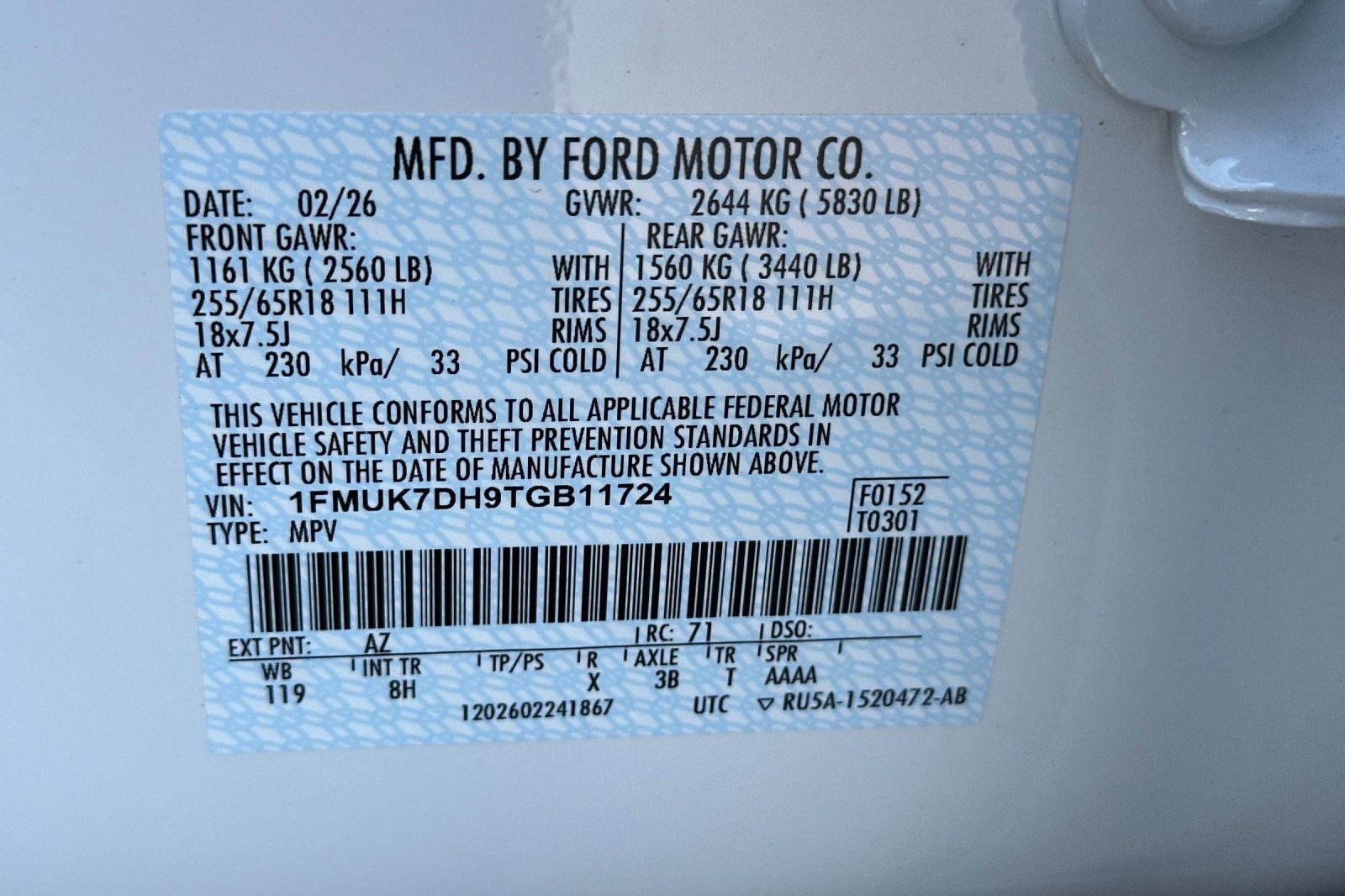 New 2026 Ford Explorer Active RWD image 29