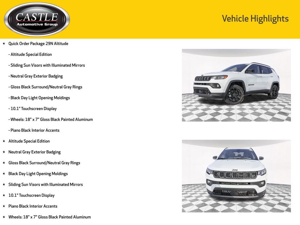 New 2026 Jeep Compass Latitude image 3