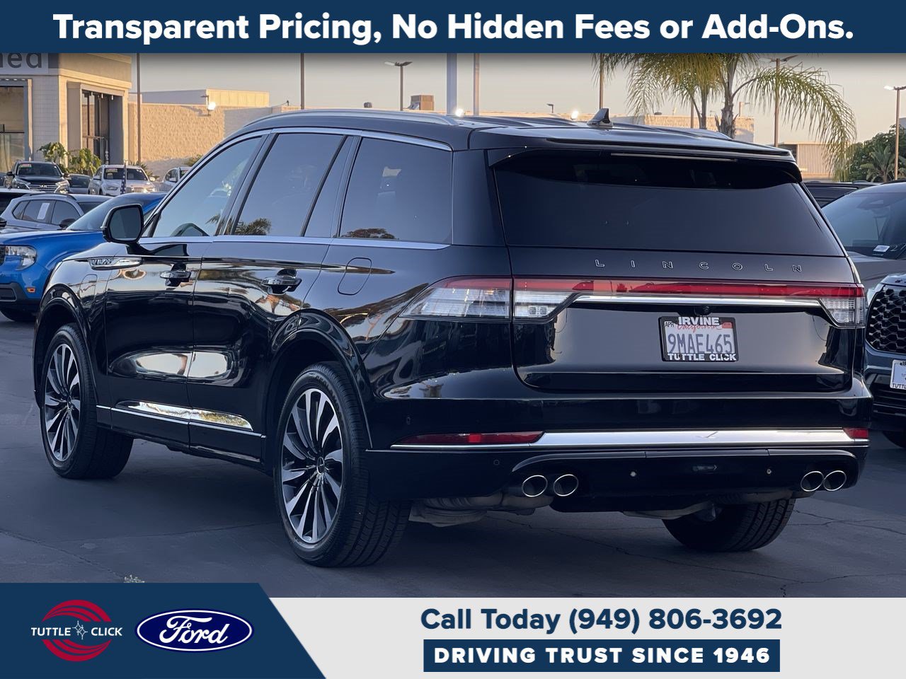 Used 2023 Lincoln Aviator Black Label Grand Touring w/ Class IV Trailer Tow Package AWD/4WD image 4