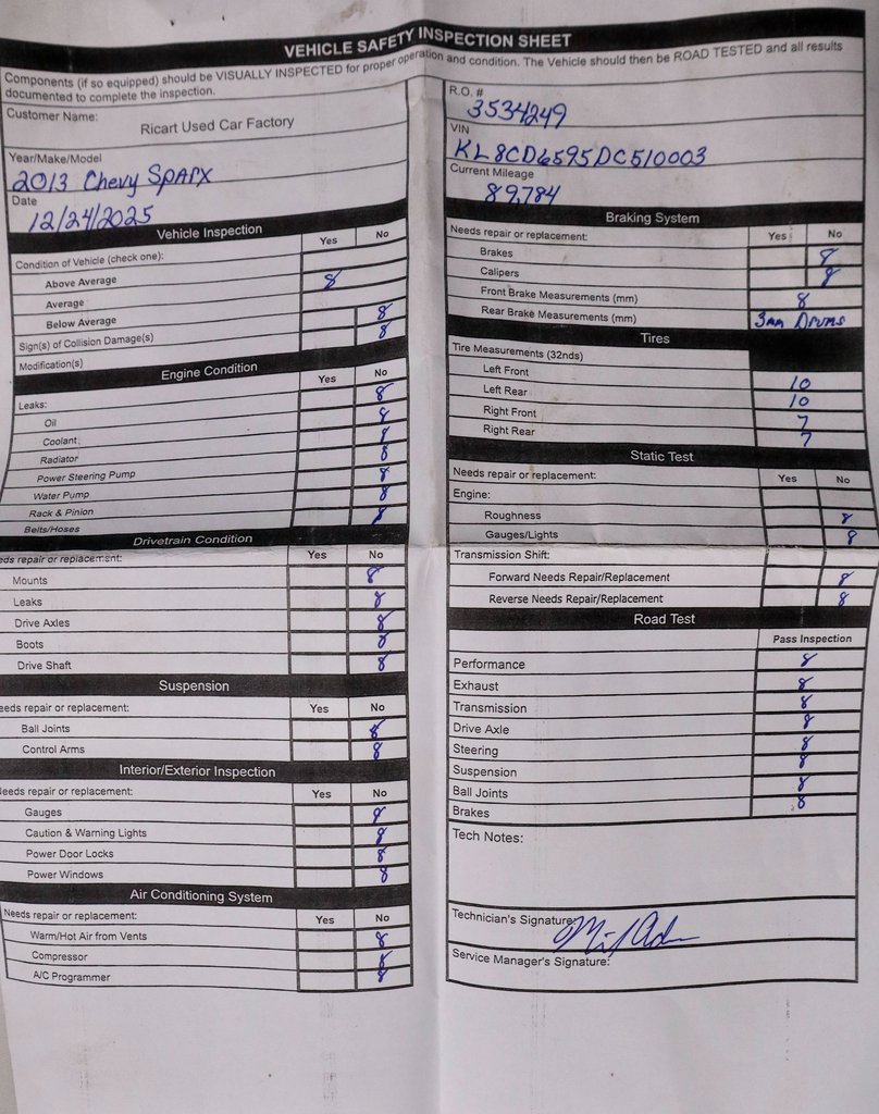 Used 2013 Chevrolet Spark LT image 4