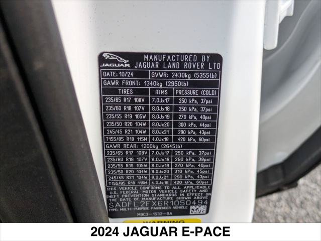 New 2024 Jaguar E-PACE R-Dynamic SE AWD/4WD image 15