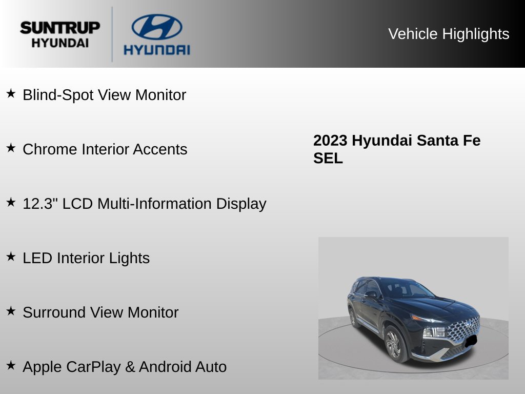 Used 2023 Hyundai Santa Fe SEL w/ Premium Package FWD image 27