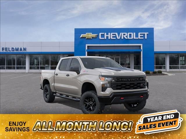 New 2026 Chevrolet Silverado 1500 Custom Trail Boss w/ LPO, Dark Essentials Package