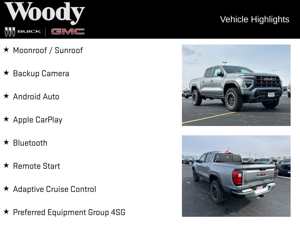New 2026 GMC Canyon AT4 w/ Technology Plus Package AWD/4WD image 3