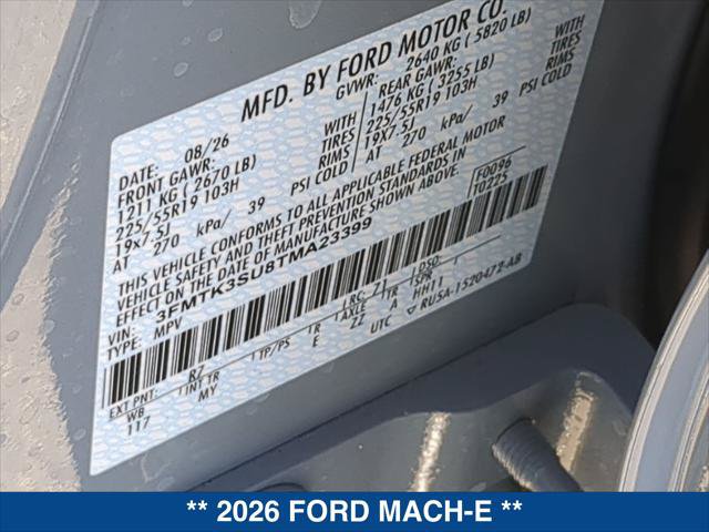 New 2026 Ford Mustang Mach-E Premium AWD/4WD image 20