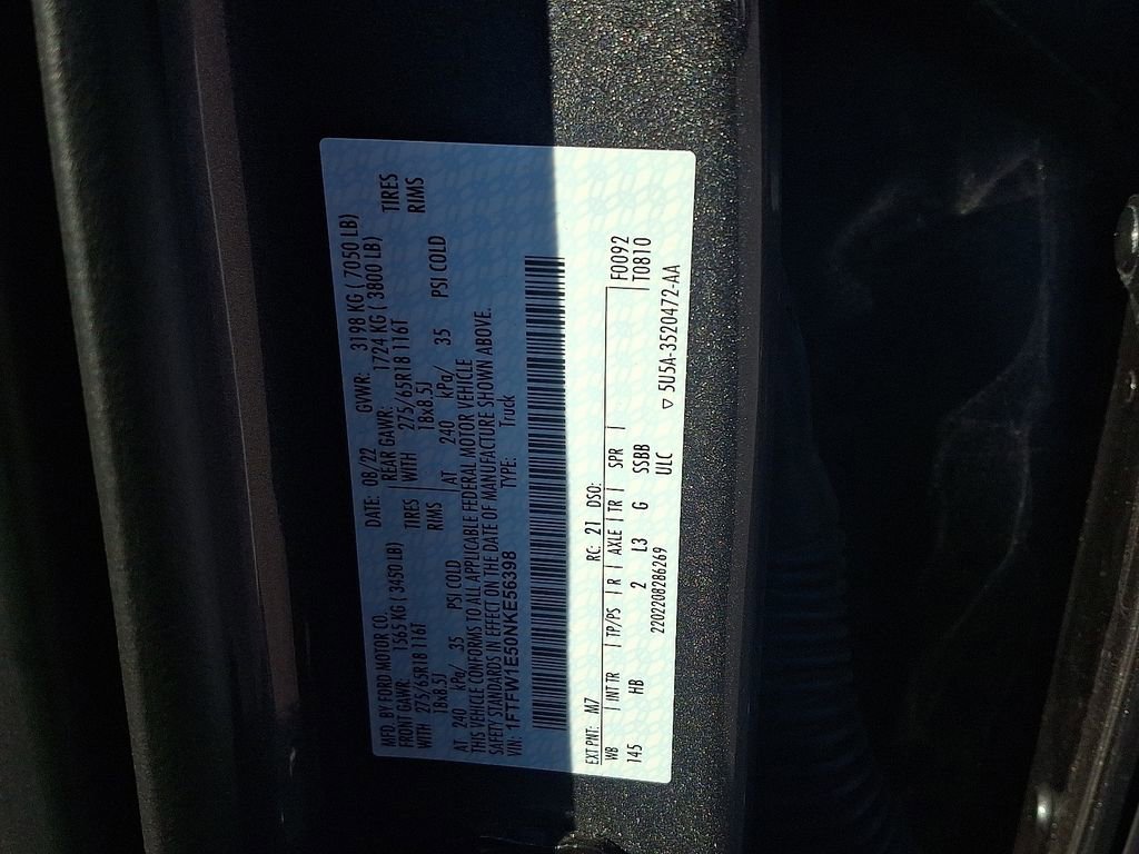 Used 2022 Ford F150 Lariat w/ Trailer Tow Package image 28