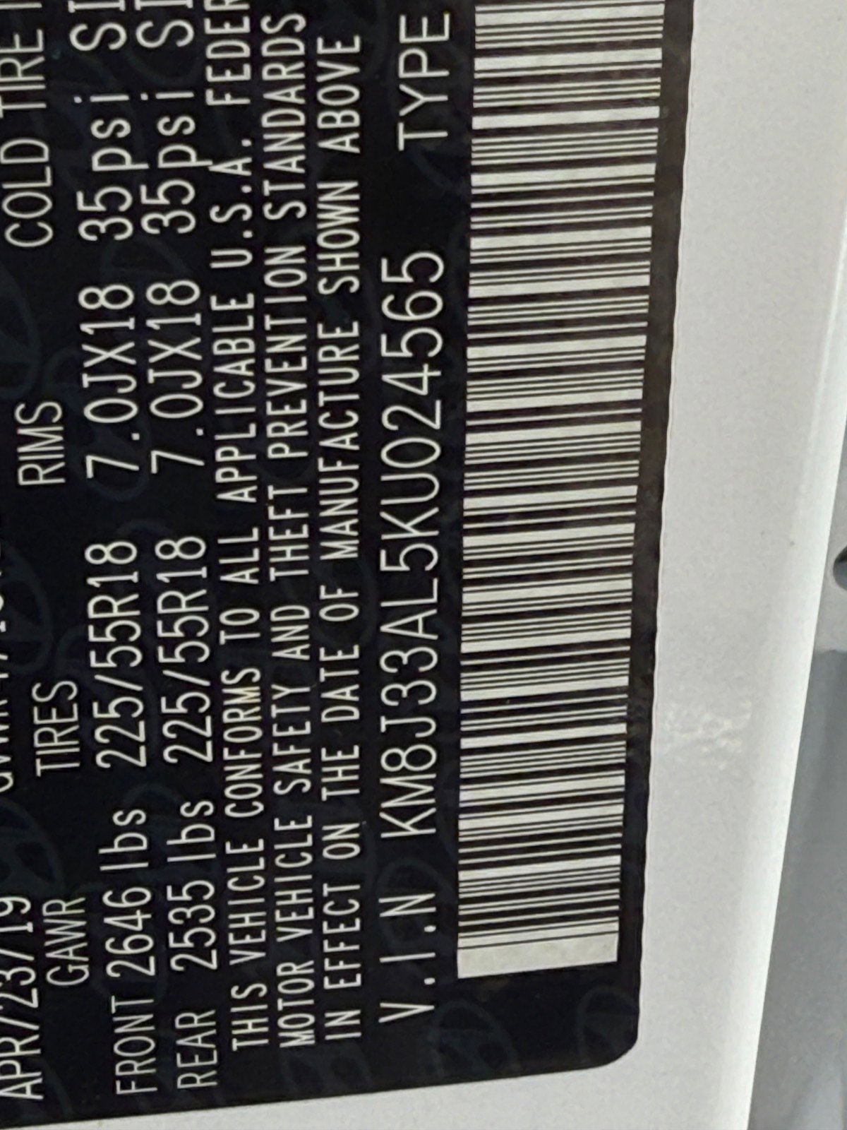 Used 2019 Hyundai Tucson SEL w/ Cargo Package image 32