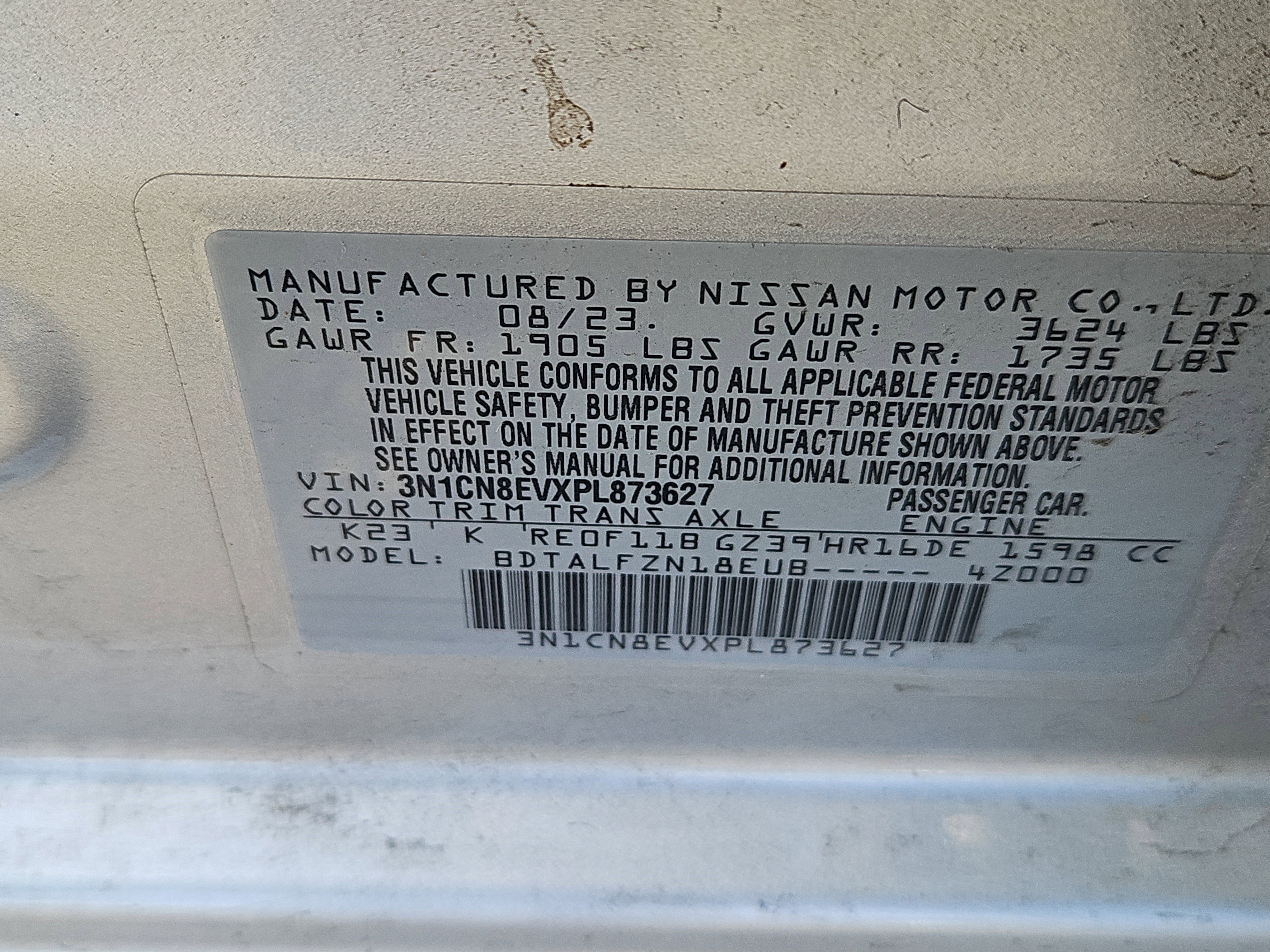 Used 2023 Nissan Versa SV image 6