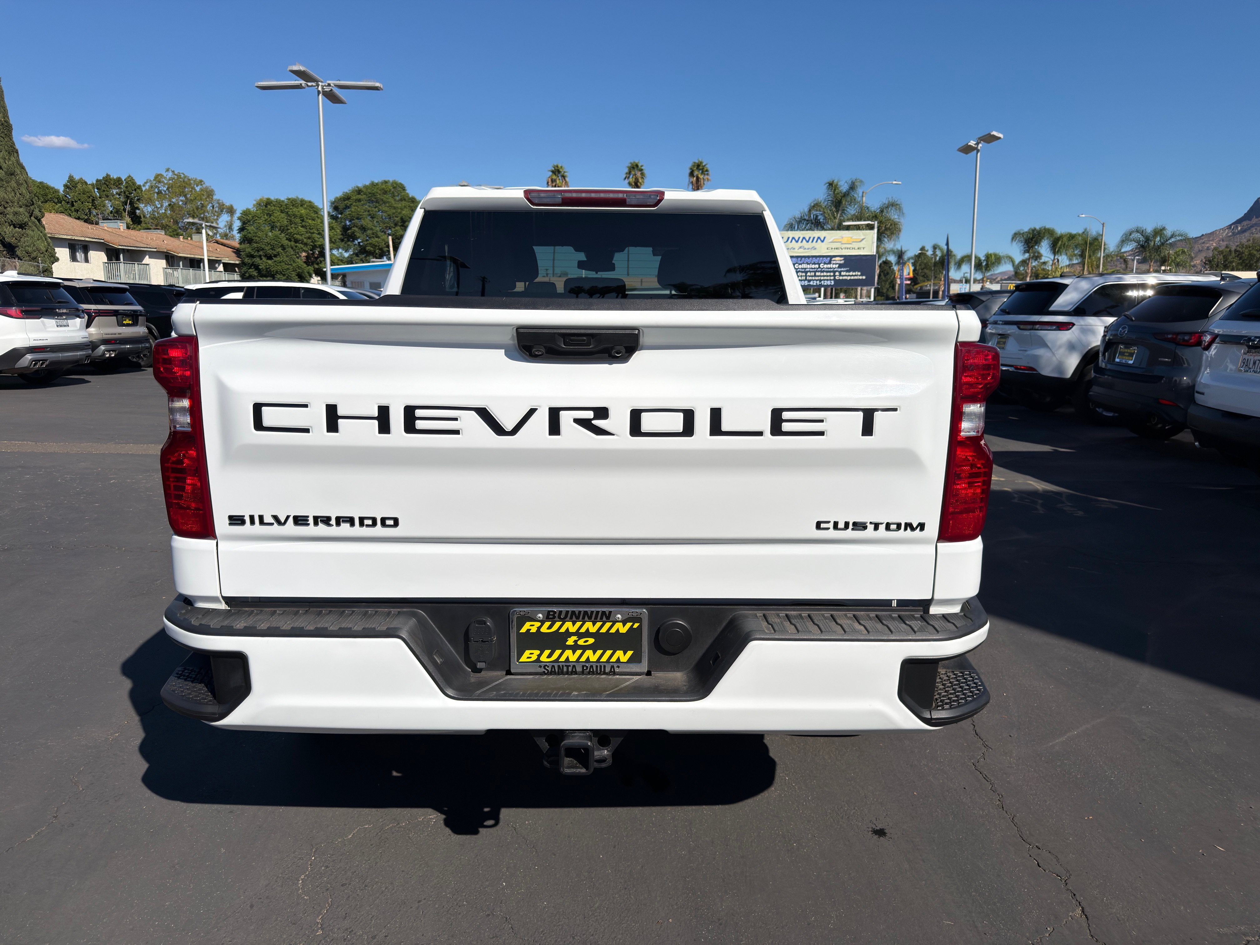 Used 2024 Chevrolet Silverado 1500 Custom w/ LPO, Dark Essentials Package RWD image 7