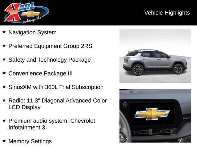 New 2026 Chevrolet Equinox RS AWD/4WD image 3