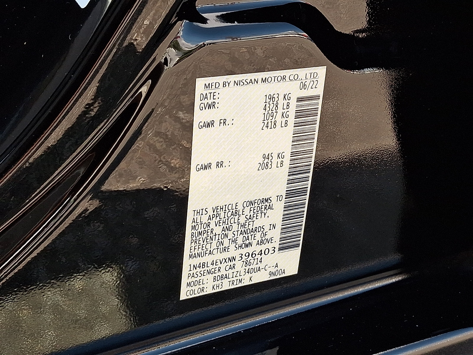 Certified 2022 Nissan Altima 2.5 SL FWD image 26