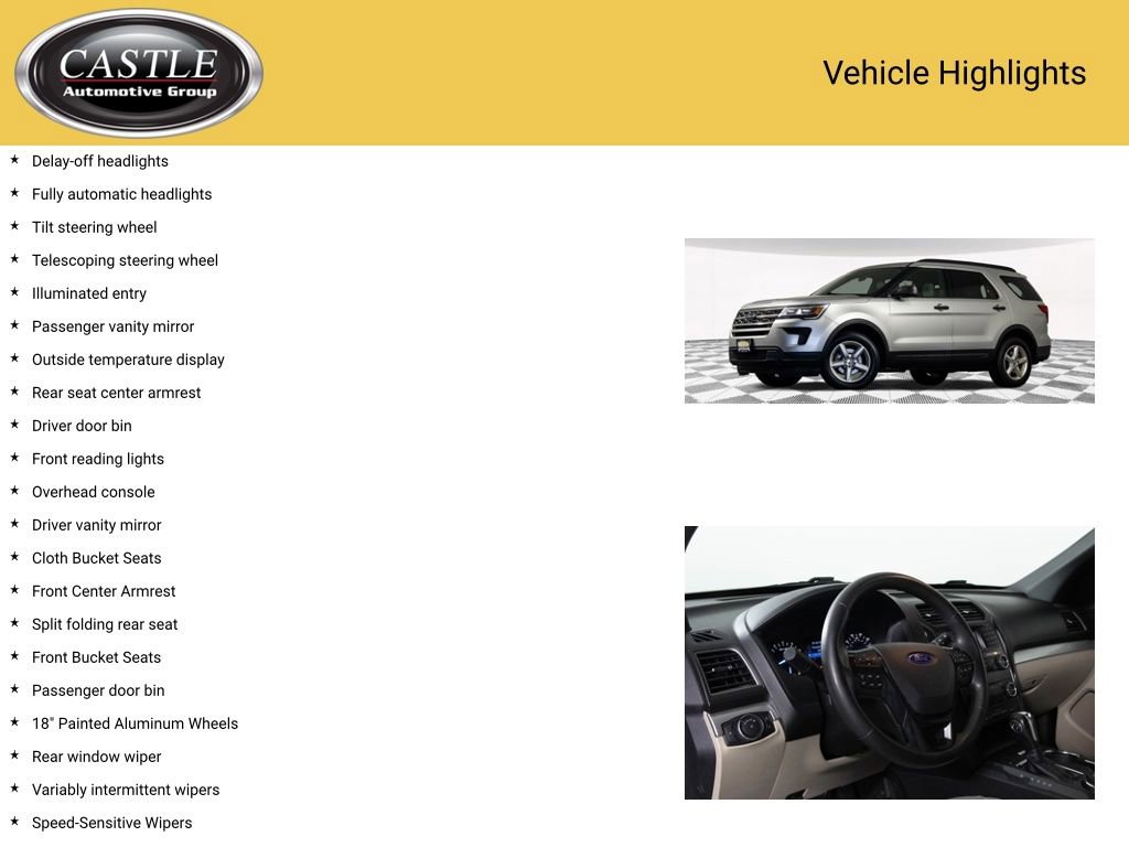 Used 2018 Ford Explorer Base image 8