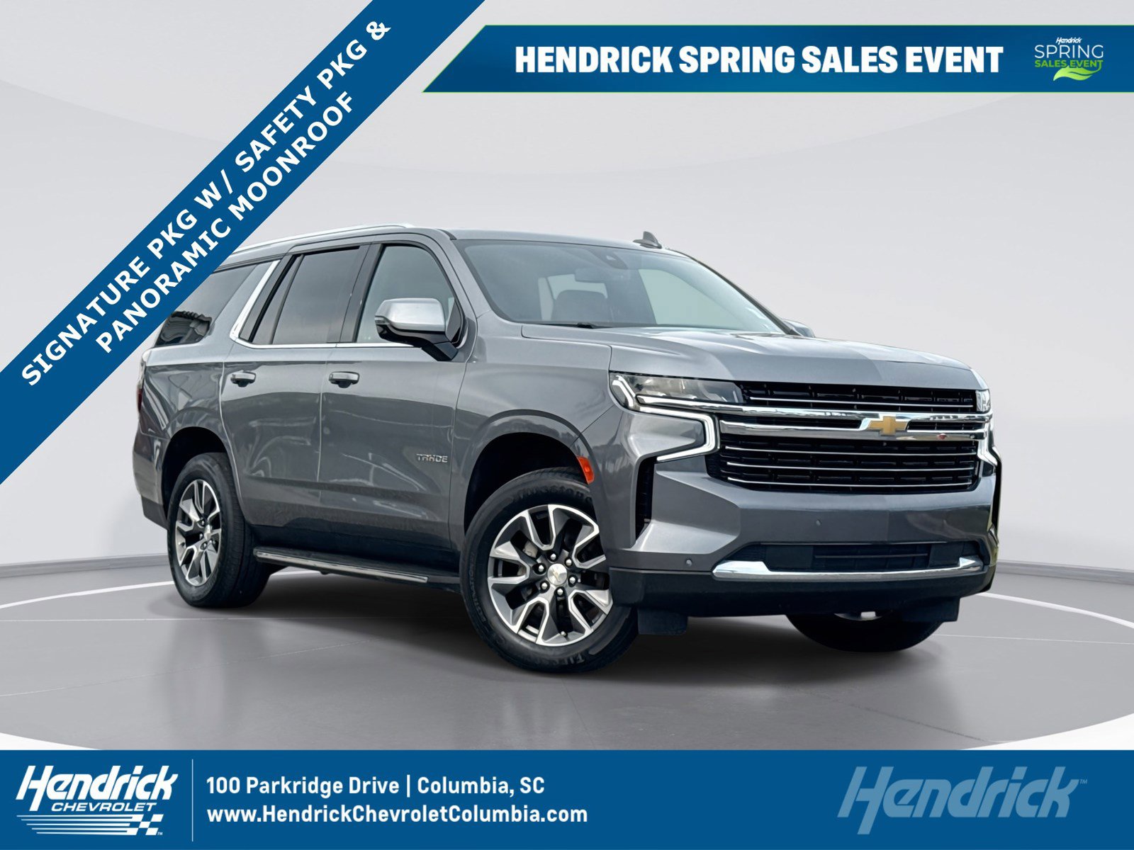 Used 2021 Chevrolet Tahoe LT w/ LT Signature Package AWD/4WD image 1
