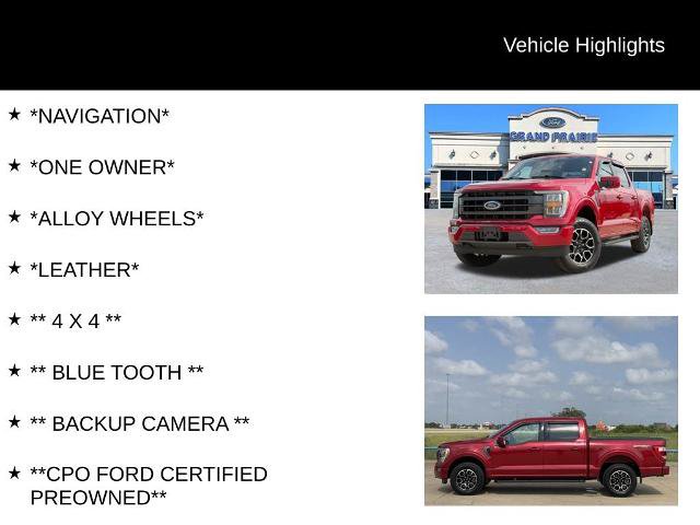 Certified 2023 Ford F150 Lariat AWD/4WD image 4