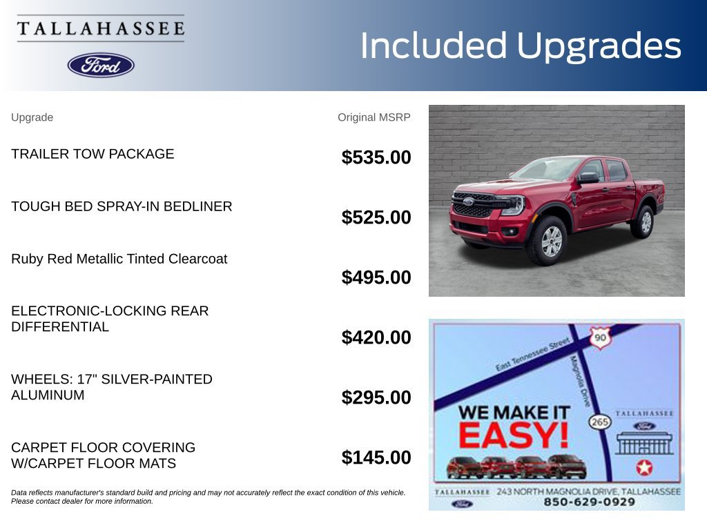 New 2026 Ford Ranger XL w/ Trailer Tow Package RWD image 3