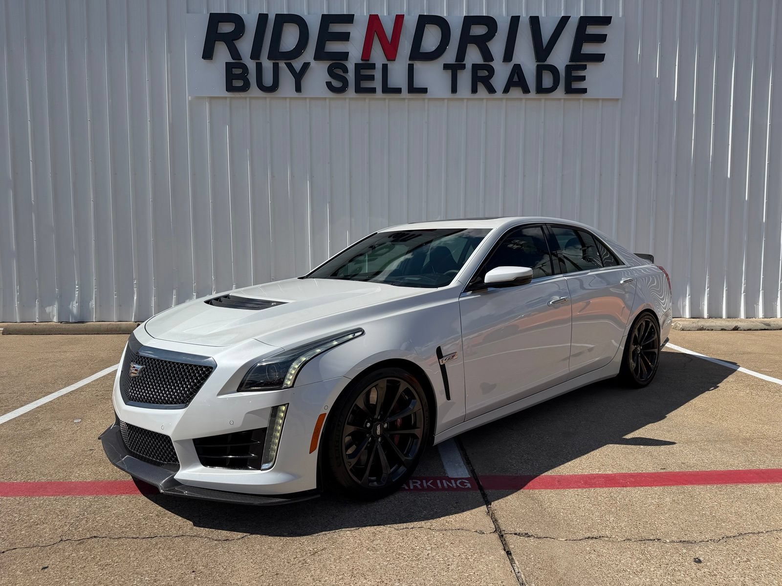 Used 2017 Cadillac CTS V w/ Carbon Black Package RWD image 1