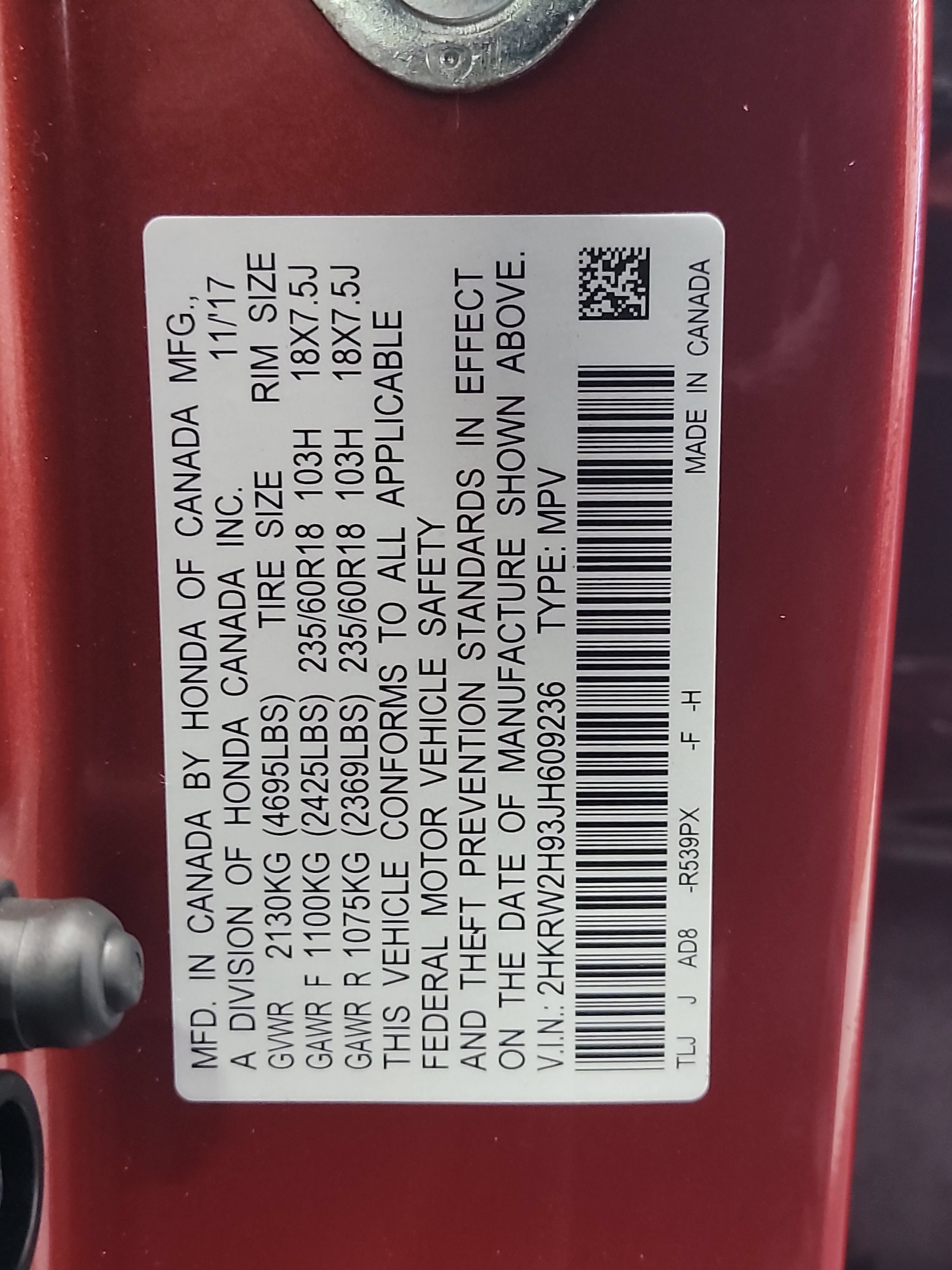 Used 2018 Honda CR-V Touring image 33